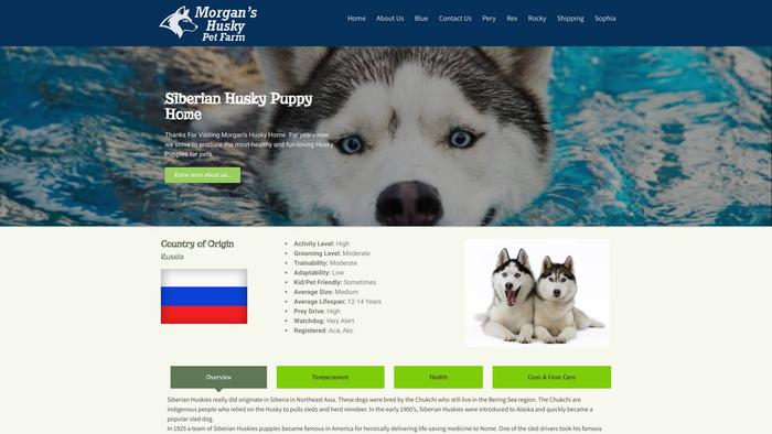 Morganhuskyfarm.com - Husky Puppy Scam Review