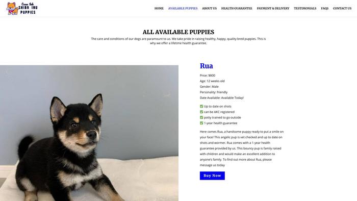 Oceansideshibainupuppies.com - Shibhainu Puppy Scam Review