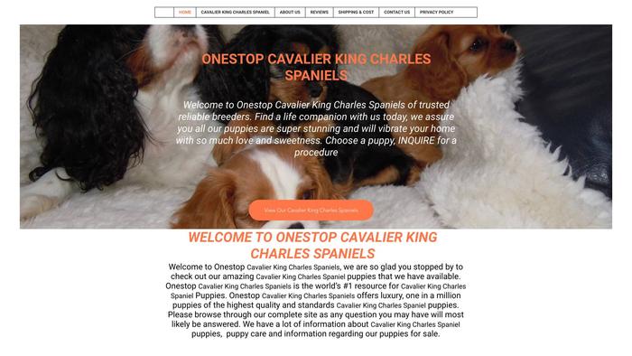 Onestopcavalierkingcharles.com - Cavalier King Charles Spaniel Puppy Scam Review