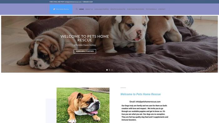 Petshomerescue.com - English Bulldog Puppy Scam Review