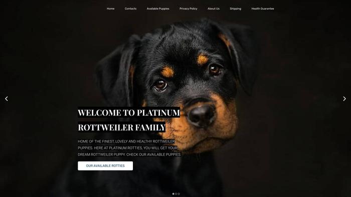 Platinumrotties.com - Rottweiler Puppy Scam Review