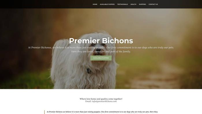 Premierbichons.com - Bichon Frise Puppy Scam Review