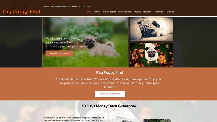 Pugpuppyfind.com - Pug Puppy Scam Review