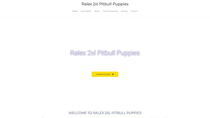 Ralex2xlpitbullpuppies.com - Pit Bull Puppy Scam Review