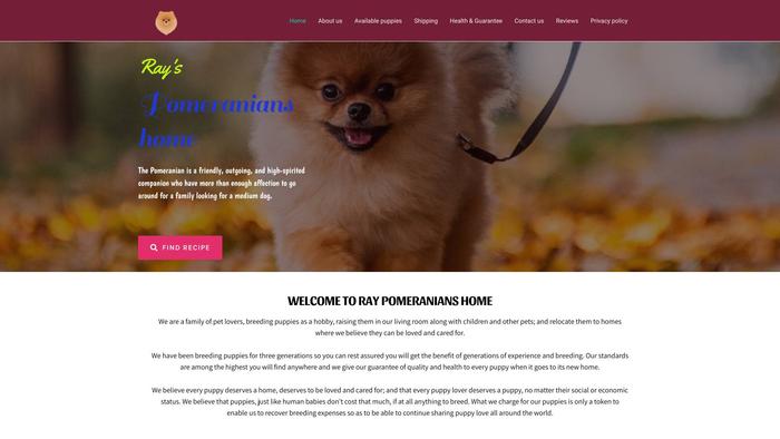 Raypomeranianhome.com - Pomeranian Puppy Scam Review