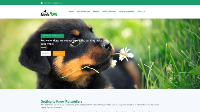 Rottweilershomes.com - Rottweiler Puppy Scam Review