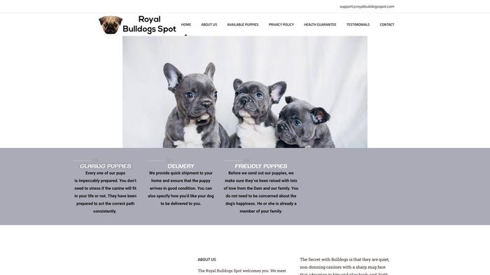 Royalbulldogsspot.com - Bulldog Puppy Scam Review