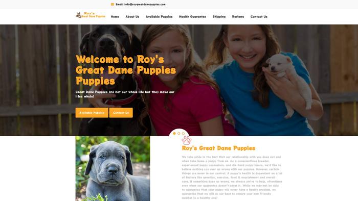 Roygreatdanepuppies.com - Great Dane Puppy Scam Review