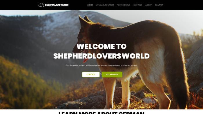 Shepherdloversworld.com - Germanshepherd Puppy Scam Review