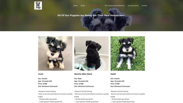 Spotlightschnauzers.com - Schnauzer Puppy Scam Review