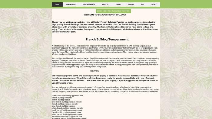 Starlanfrenchies.site - French Bulldog Puppy Scam Review