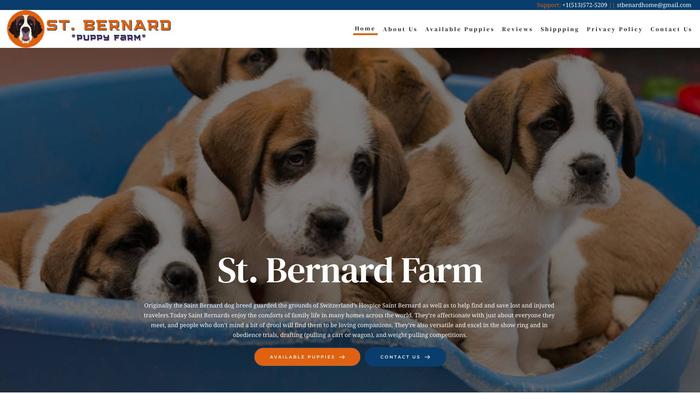 Stbernardfarm.com - Saint Bernard Puppy Scam Review