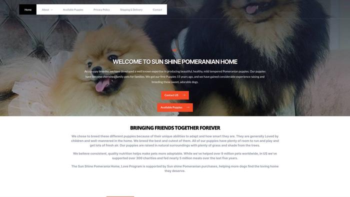 Sunshinepomeranianhome.com - Pomeranian Puppy Scam Review