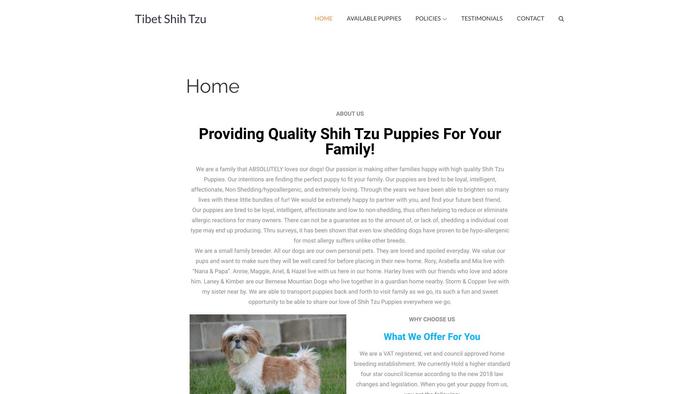 Tibetshihtzu.com - Shihtzu Puppy Scam Review