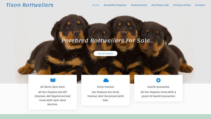 Tisonrottweilers.com - Rottweiler Puppy Scam Review