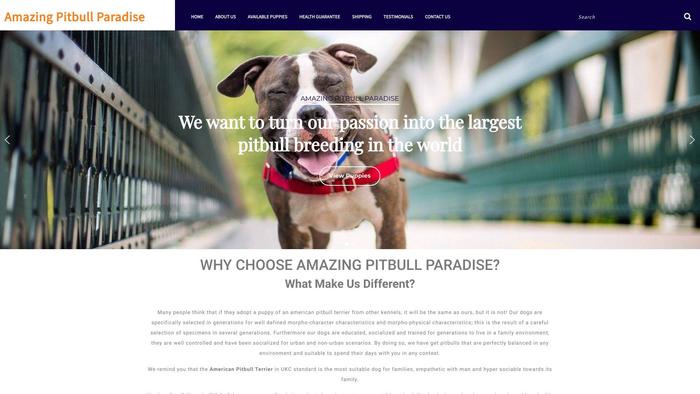 Amazingpitbullparadise.com - Pit Bull Puppy Scam Review