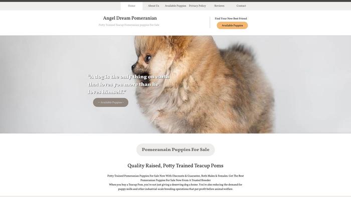 Angeldreamspomeranian.com - Pomeranian Puppy Scam Review