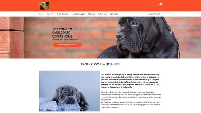 Canecorsolovershome.com - Cane Corso Puppy Scam Review