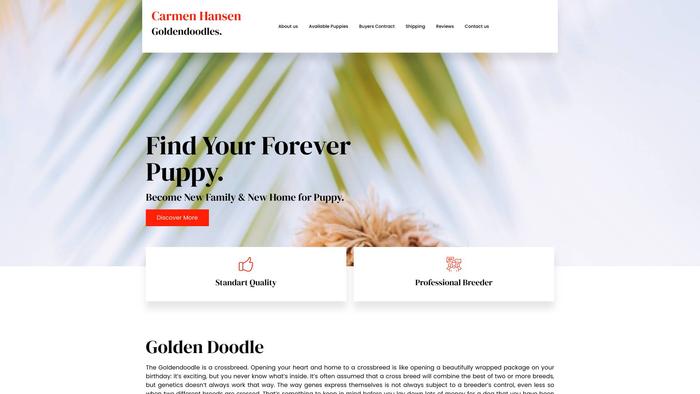 Carmenhansengoldendoodles.com - Golden Doodle Puppy Scam Review