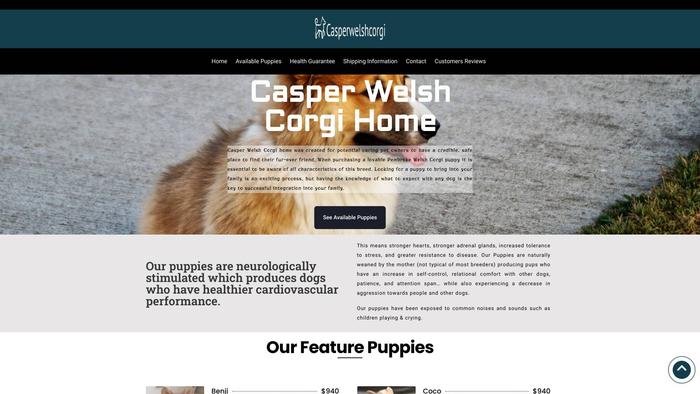 Casperpwcorgihome.com - Corgi Puppy Scam Review