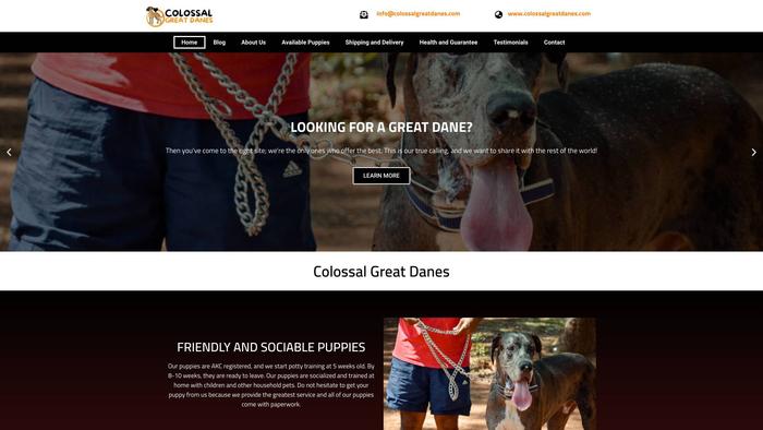 Colossalgreatdanes.com - Great Dane Puppy Scam Review