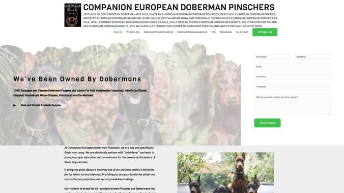 Companiondobermanpinschers.com - Doberman Pinscher Puppy Scam Review