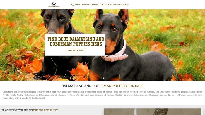 Cutedalmatiansanddoberman4adoption.com - Doberman Pinscher Puppy Scam Review