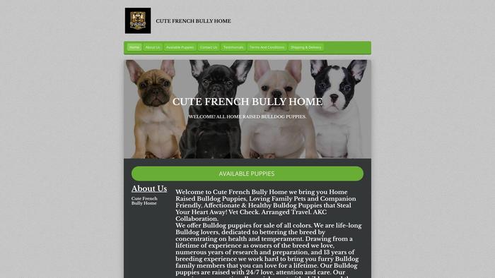 Cutefrenchbullyhome.com - French Bulldog Puppy Scam Review