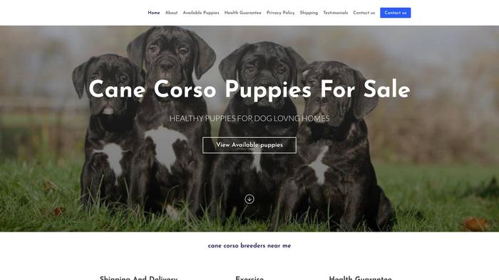 Cypuppieshome.com - Cane Corso Puppy Scam Review