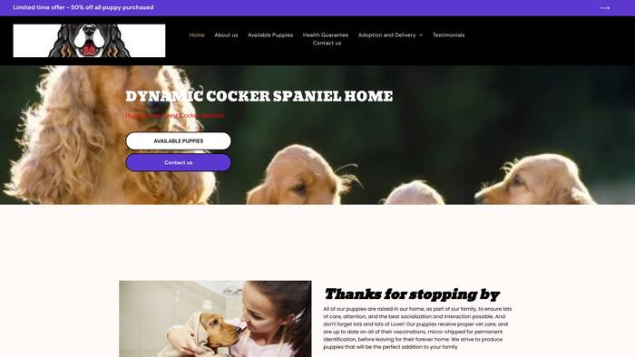 Dynamiccockerspanielpuppies.com - Cockerspaniel Puppy Scam Review