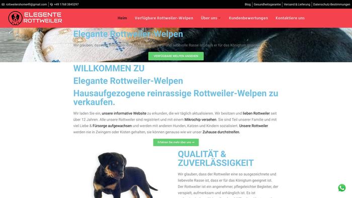 Elegenterottweilerwelpen.com - Rottweiler Puppy Scam Review