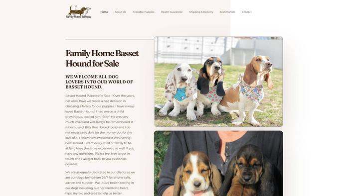 Familybassethoundhome.com - Bassethound Puppy Scam Review