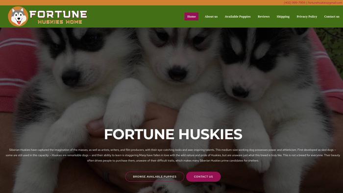 Fortunehuskies.com - Husky Puppy Scam Review