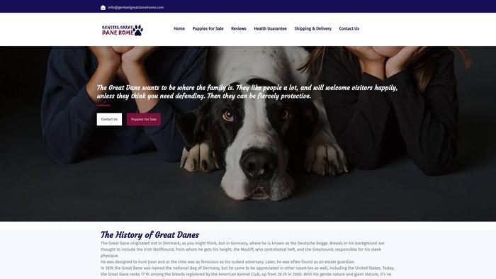 Genteelgreatdanehome.com - Great Dane Puppy Scam Review