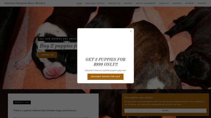 Graciousboxerbreeders.club - Boxer Puppy Scam Review