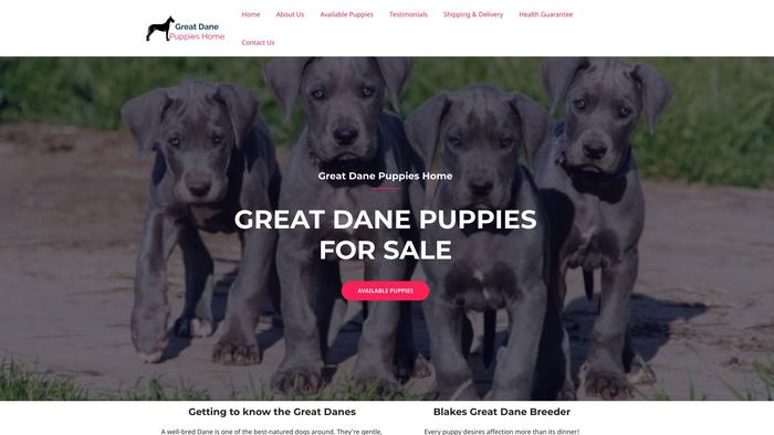 Greatdanepuppieshomme.com - Great Dane Puppy Scam Review