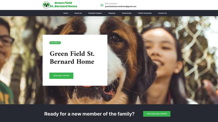 Greenfieldstbernardhome.com - Saint Bernard Puppy Scam Review