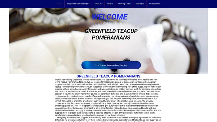 Greenfieldteacuppomeranians.com - Pomeranian Puppy Scam Review