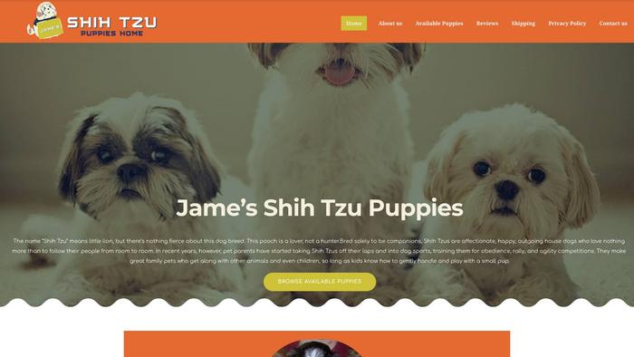 Jamesshihtzupuppieshome.com - Shihtzu Puppy Scam Review