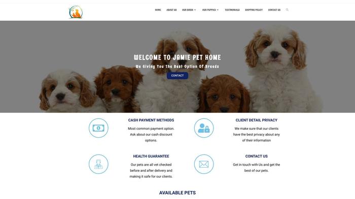 Jamiepethome.com - Cavapoo Puppy Scam Review