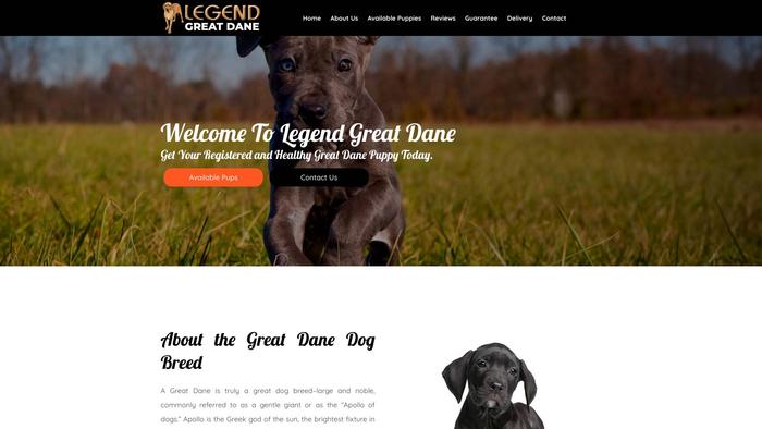 Legendgreatdane.com - Great Dane Puppy Scam Review