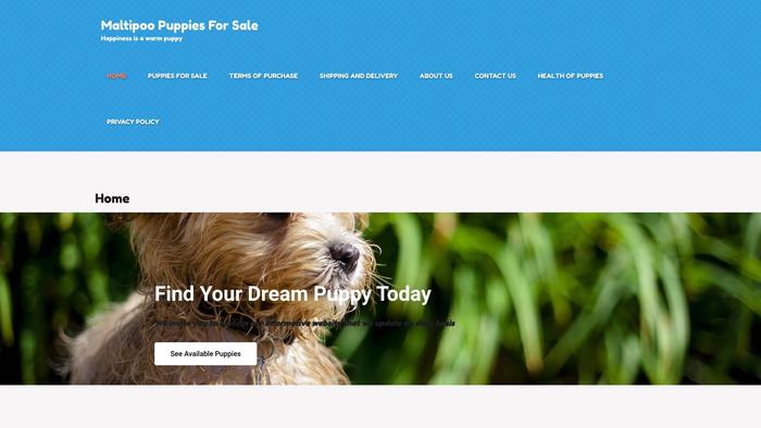 Legendmaltipoopups.store - Maltipoo Puppy Scam Review