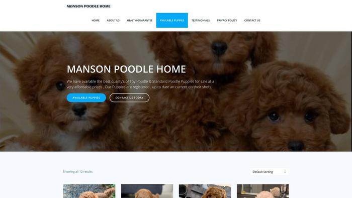 Mansonpoodehome.com - Poodle Puppy Scam Review