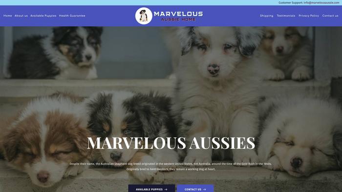 Marvelousaussie.com - Australian Shepherd Puppy Scam Review