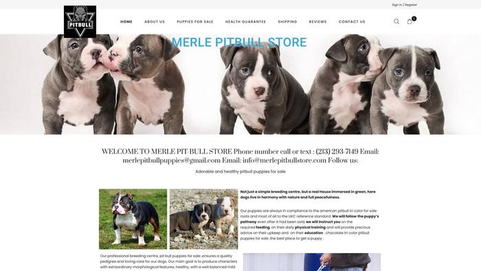 Merlepitbullstore.com - Pit Bull Puppy Scam Review