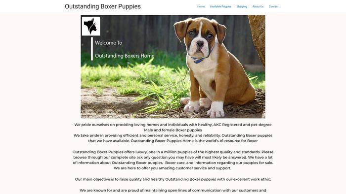 Outstandingboxers.com - Boxer Puppy Scam Review