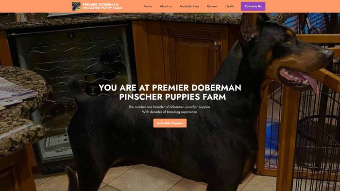 Premierdobermanpinscherpuppiesfarm.com - Doberman Pinscher Puppy Scam Review