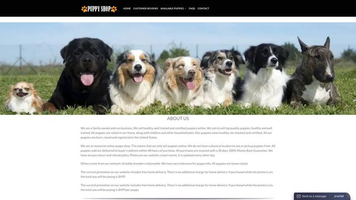 Puppies-shop.net - Labrador Puppy Scam Review