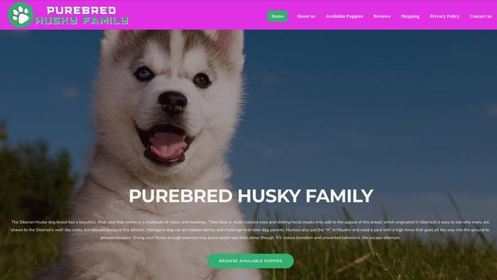 Purebredhuskyfamily.com - Husky Puppy Scam Review