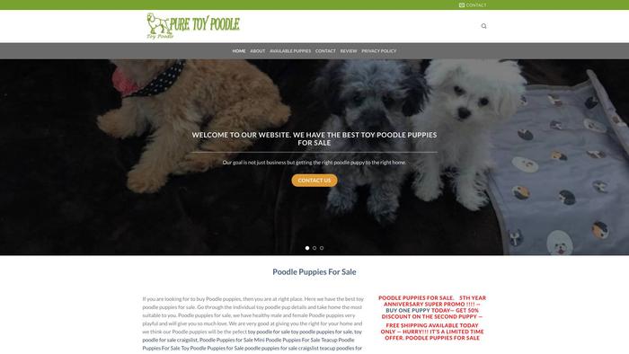 Purepoodletoy.com - Poodle Puppy Scam Review